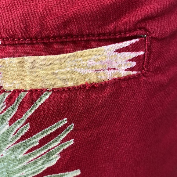 Free People Malibu Red Floral Boho Button Down Romper - Picture 13 of 16